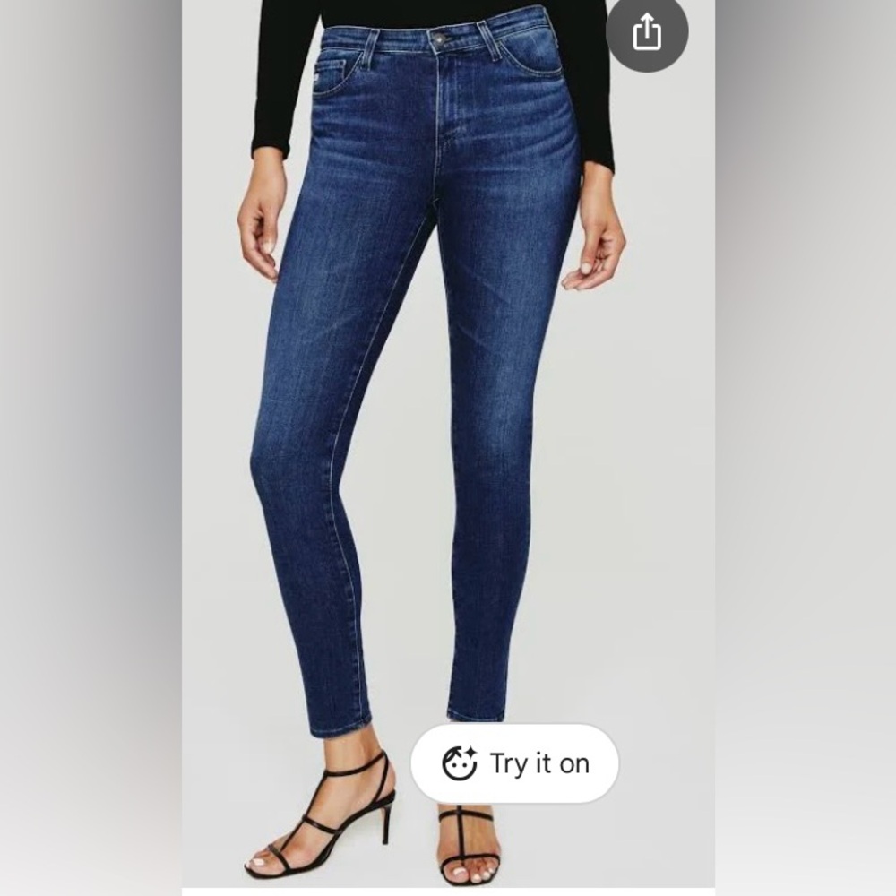 AG denim mid wash skinny jeans size 23